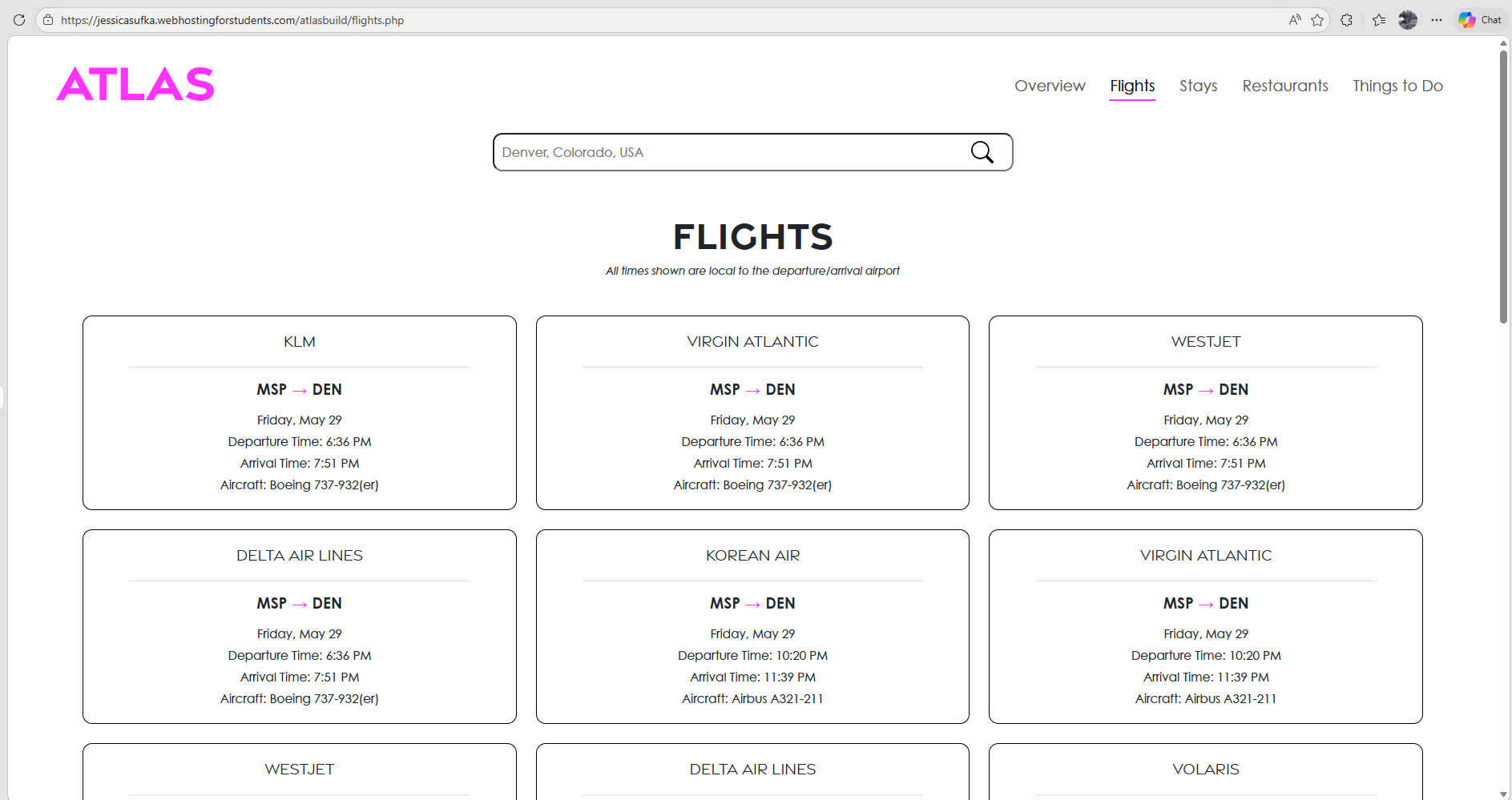 Atlas Flights